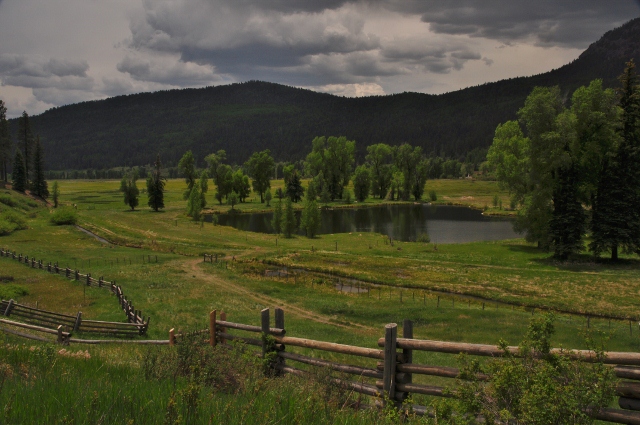 Highway 160 between Pagosa Springs and Wolf Creek Pass